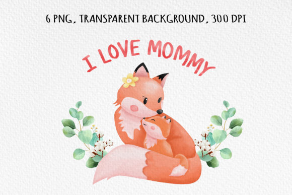 Celebrate Mother's Day with Adorable Mummy and Baby Fox