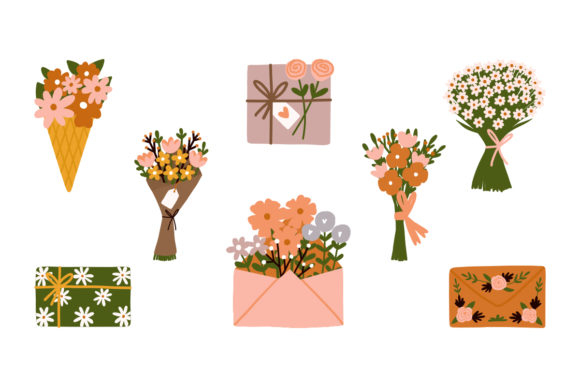 Creating a Charming Cone Bouquet Daisy Flowers Envelope Gift for Spring Celebrations