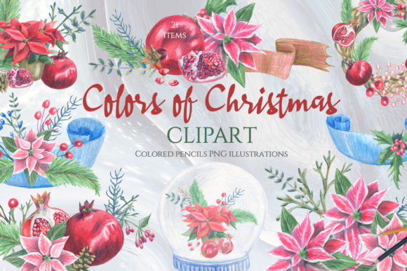 Embrace the Colors of Christmas: A Modern Twist on Traditional Clipart
