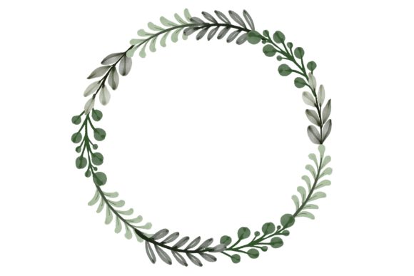 Explore the Versatile Green Watercolor Eaves Frame