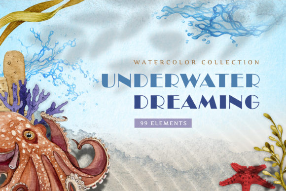 Explore Underwater Dreaming - Watercolor Set