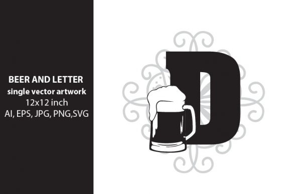Exploring the Versatility of Beer, Monogram Letter D in Design and Craft Projects