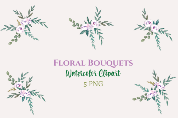 The Art and Utility of Watercolor Clipart Flower Bouquets