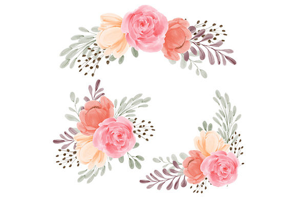 The Watercolor Rose Peony Bouquet Set: A Versatile Artistic Asset